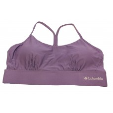 Columbia Women's Cross Back Bra - Low Support 1 Pack, Plum, Large