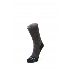 FITS Medium Hiker – Crew: Essential Hiking Socks, Coal, XL