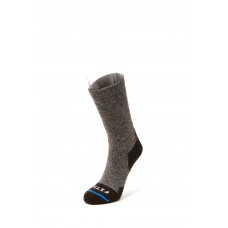 FITS Medium Hiker – Crew: Essential Hiking Socks, Brown, XL