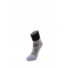 FITS Performance Trail Quarter – Wool Socks, Light Grey, M