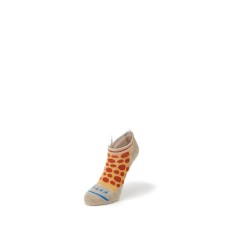 FITS Women’s Light Runner Ankle Socks, Light Grey/Avacado, L
