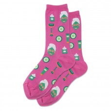 Hotsox Women's Spa Facial Socks 1 Pair, Pink, Women's 4-10 Shoe