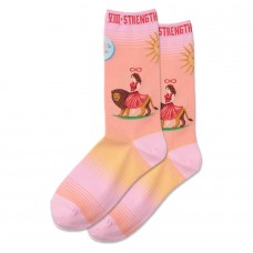 Hotsox Women's Strength Tarot Socks 1 Pair, Soft Pink, Women's 4-10 Shoe