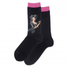 Hotsox Women's Marie Antoinette Floral Socks 1 Pair, Pink, Women's 4-10 Shoe