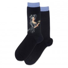 Hotsox Women's Marie Antoinette Floral Socks 1 Pair, Periwinkle, Women's 4-10 Shoe