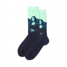 Hotsox Women's Mona Lisa Pop Socks 1 Pair, Mint, Women's 4-10 Shoe