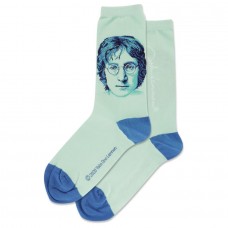 Hotsox Women's John Lennon Portrait Socks 1 Pair, Mint, Women's 4-10 Shoe