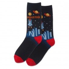 Hotsox Women's Houston Socks 1 Pair, Black, Women's 4-10 Shoe