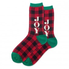 Hotsox Women's Joy Socks 1 Pair, Red, Women's 4-10 Shoe