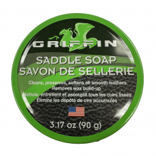 GRIFFIN Saddle Soap - Leather Cleaner, Leather Conditioner and Leather Softener - Shoes, Boots, Handbags and Leather Goods (2.8 oz) - Made in USA