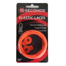 Ten Seconds Elastic Laces, Neon Orange