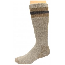 Carolina Ultimate Men's Crew Socks 1 Pair, Khaki/Brown, Men's 9-13