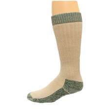 Carolina Ultimate Merino Wool Crew Work Sock 1 Pair, Green/Khaki, Men's 9-13