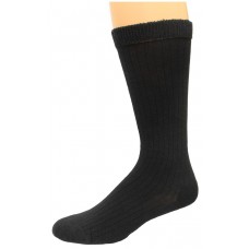 Carolina Ultimate Non-Binding Crew Socks 2 Pair, Black, Men's 9-13