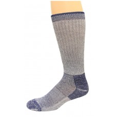 Carolina Ultimate Crew Work Socks 1 Pair, Grey/Navy, Men's 9-13