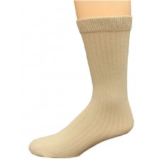 Carolina Ultimate Non-Binding Crew Socks 2 Pair, Light Khaki, Men's 9-13