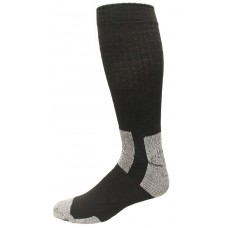 Carolina Ultimate Men's Crew Socks 2 Pair, Black, Men's 12-15