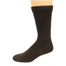 Carolina Ultimate Non-Binding Crew Socks 2 Pair, Brown, Men's 9-13