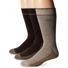 Columbia Cotton Crew - Arch/Ankle Support, Mesh Vent, 3 Pair, M10-13,  Khaki/Brown