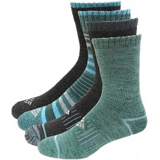 Columbia Women's Space Dye Socks 4 Pair, Dark Seas, W 9-11
