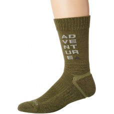 Columbia Adventure Hike Crew Lightweight Socks, Nori, Medium Shoe Size Men 6-9 / Women 8-11.5, 1 Pair