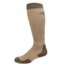 Ducks Unlimited All Season Merino Wool Boot Socks, 1 Pair, Brown, Large, W 9-12 / M 9-13