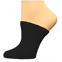FootGalaxy Premium Clog Socks 1 Pair, Black