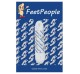 FeetPeople Flat Dress Laces, White