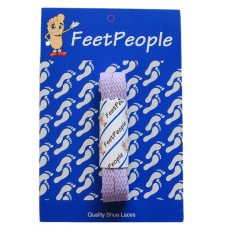 FeetPeople Flat Laces For Boots And Shoes, Lavender