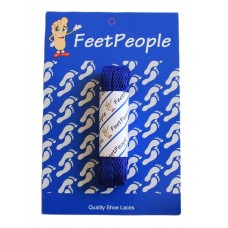 FeetPeople Flat Laces For Boots And Shoes, Royal