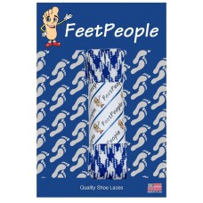 FeetPeople Glow Flat Laces, Royal Argyle