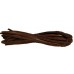 FeetPeople Leather Shoe/Boot Laces, Chocolate Brown