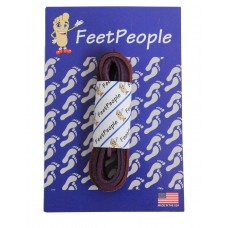 FeetPeople Leather Shoe/Boot Laces, Purple