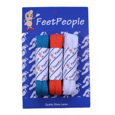 FeetPeople Flat Lace Bundle, 3 Pr, Dolphins