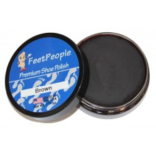 FeetPeople Premium Shoe Polish, 1.625 Oz., Brown