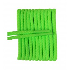 FootGalaxy High Quality Round Laces For Boots And Shoes, Neon Green