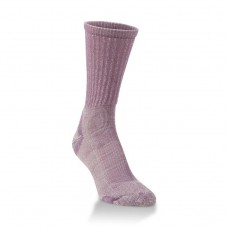 Hiwassee Women's Light Outdoor Crew Socks 1 Pair, Lavender, Medium