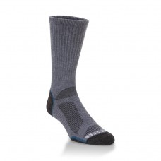 Hiwassee Lightweight Tech Crew Socks 1 Pair, Charcoal/Blue, Medium