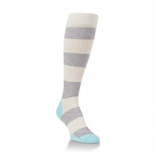 Hiwassee Main Street Knee High Socks 1 Pair, Vanilla, Medium