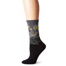 HotSox Womens Starry Night Socks, Flannel, 1 Pair, Womens Shoe 4-10