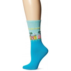 HotSox Womens Charleston Socks, Mint Melange, 1 Pair, Womens Shoe 4-10