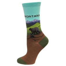 HotSox Womens Montana Socks, Mint, 1 Pair, Womens Shoe 4-10