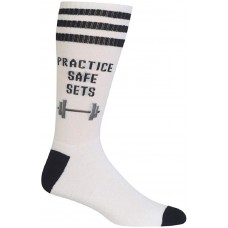 HotSox Mens Practice Safe Sets Socks, White, 1 Pair, Mens Shoe Size 6-12.5