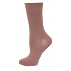 K. Bell Relaxed Top Crew Socks, Brown, Sock Size 9-11/Shoe Size 4-10, 1 Pair