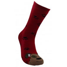K. Bell Tubular Dog Socks, Multi, Sock Size 9-11/Shoe Size 4-10, 1 Pair