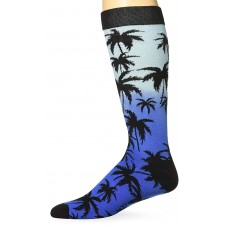 K. Bell Men's Palm Crew Socks, Black, Sock Size 10-13/Shoe Size 6.5-12, 1 Pair