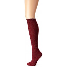 K. Bell Random Feed Cable Knee High Socks, Biking Red, Sock Size 9-11/Shoe Size 4-10, 1 Pair