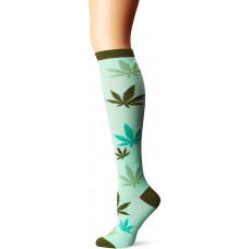 K. Bell Going Green Knee High Socks, Cabbage, Sock Size 9-11/Shoe Size 4-10, 1 Pair
