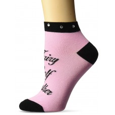 K. Bell Fairy Golf Mother Socks, French Pink, Sock Size 9-11/Shoe Size 4-10, 1 Pair