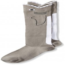 K. Bell Wide Mouth Shark Knee High Socks, Gray, Sock Size 9-11/Shoe Size 4-10, 1 Pair